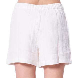 Beigefarbene Damen-Shorts von Calvin Klein Jeans aus Gaze Ansicht 0