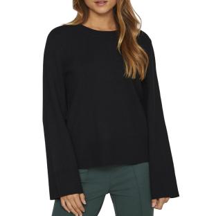 Pull Noir Femme Vila Vicassie vue 0