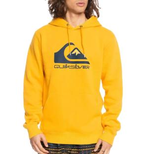 Gelbes Quiksilver Biglogohood-Sweatshirt für Herren Ansicht 0