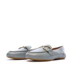 Mocassin Bleu Femme Geox Palmaria vue 0