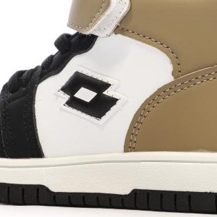 Baskets Kaki/Noir Garçon Lotto Ravenne vue 0