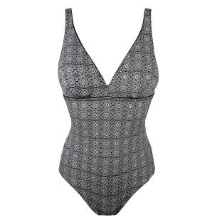 Bañador negro/blanco para mujer «Grain de Sable Eva» ver 0