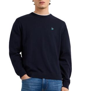 Pull Marine Homme Pepe jeans Daniels vue 0