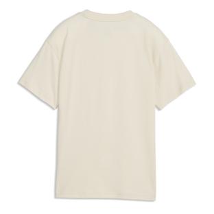 Beiges Puma-T-Shirt für Jungen mit Grafikdruck Ansicht 0