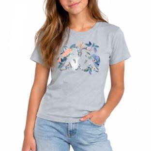 Camiseta azul claro para niña Kappa Tilda ver 0