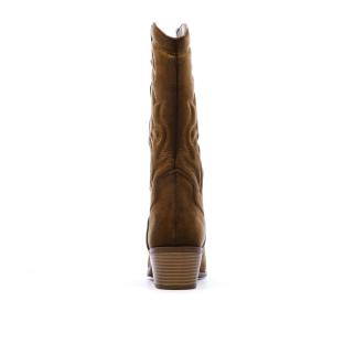 Santiags Hautes Camel Femme Xti 144308-CAM vue 0