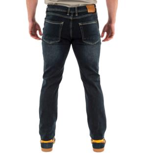 Dunkelblaue Slim-Fit-Jeans für Herren von Freeman Jimmy Ansicht 0