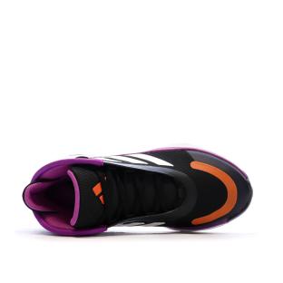 Chaussures de basketball Noires/Violettes Homme Adidas Bounce vue 0