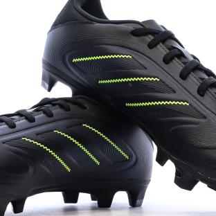 Chaussures de Foot Noir/Jaune Adidas Copa Pure III Club FG/MG vue 0