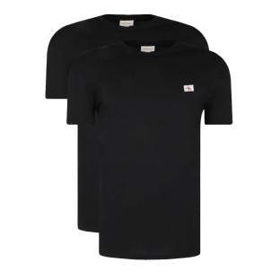 Lot de 2 T-shirts Noirs Homme Calvin Klein Jeans Ss Badge vue 0