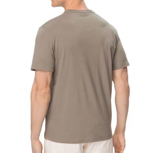Lot de 2 T-shirts Blanc/Taupe Homme Calvin Klein Jeans Ss Badge vue 0