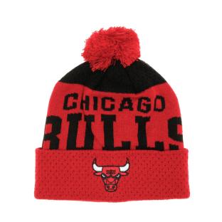 Chicago Bulls Boys Rojo/Negro NBA Beanie Collegiate ver 0