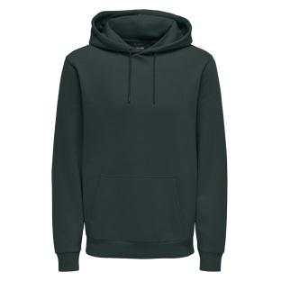 Grünes Herren-Kapuzensweatshirt von Only & Sons Ceres Ansicht 0