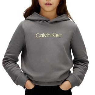 Sweat Gris Fille Calvin Klein Jeans Terr vue 0