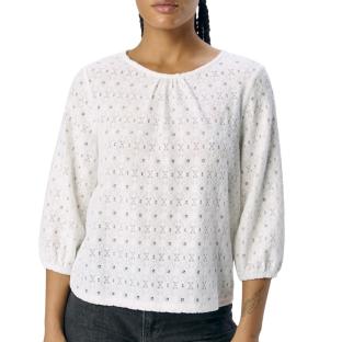 Blouse Brodée Blanche Femme Vero Moda Aila vue 0