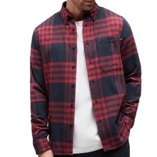 Chemise Marine/Bordeaux Homme Timberland Flannel vue 0