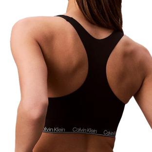 Traje de baño negro para mujer Top Calvin Klein Jeans Racerback ver 0