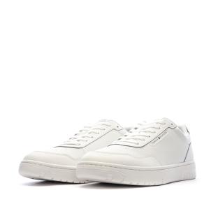 Baskets Blanches/Olive Homme Tommy Hilfiger Th Hi Vulc vue 0