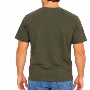 Herren-T-Shirt in Khaki mit kurzen Ärmeln von Redskins Ansicht 0