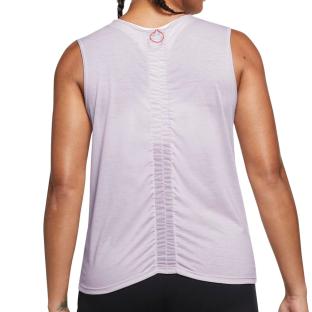 Débardeur Mauve Femme Nike Dynamic Run vue 0
