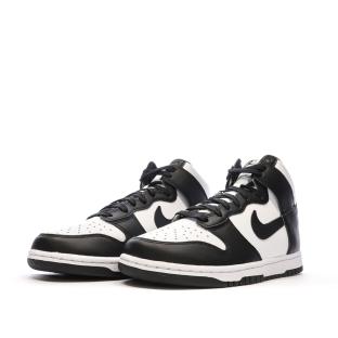 Baskets Blanches/Noires Homme Nike Dunk Hi vue 0