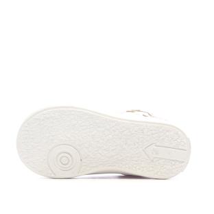 Baskets Blanc/Rose Fille Lulu Castagnette Lenaig Bottillon vue 0