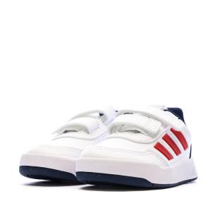 Baskets Blanc/Rouge/Bleu Enfant Adidas Tensaur KJ9763 vue 0