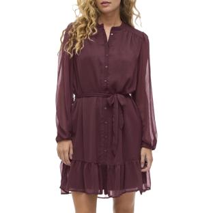 Robe Prune Femme Vila Falia vue 0