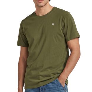 Dunkelgrünes Herren-T-Shirt von G-Star Raw D25949 DGR Ansicht 0