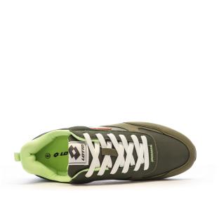 Baskets Kaki/Blanche Homme Lotto Twenty 5 vue 0