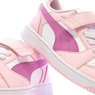 Baskets Rose Pale Fille Puma Rebound vue 0