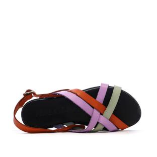 Sandales Vert/Mauve/Rouge Femme Pare Gabia Dafne vue 0