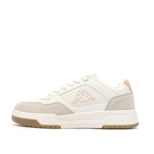 Baskets Blanches/Beiges/Roses Femme Kappa Manisw vue 0