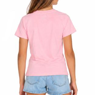 T-Shirt Rose clair Fille Champion Graphic vue 0