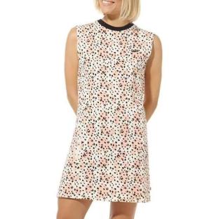 Vestido Mujer Blanco/Naranja/Negro Vans Leila ver 0