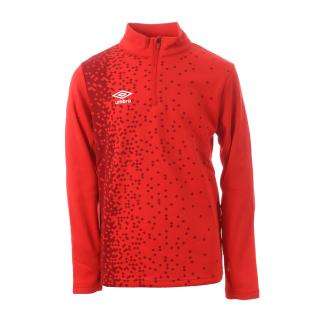Sweat 1/2 zip Rouge Enfant Umbro 570330 vue 0