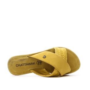 Sandales Jaune Femme Chattawak Dacota vue 0