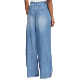 Jean Loose Bleu Femme Morgan PELIAM vue 0