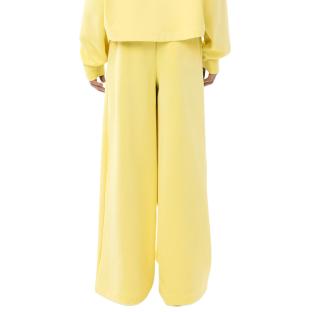 Pantalon Jaune Homme Lacoste Runway Oversized Satin vue 0