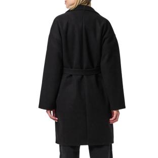 Manteau Noir Femme Pieces Jolene vue 0