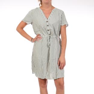 Grün-weiß gestreiftes Damenkleid von JDY Life Ansicht 0