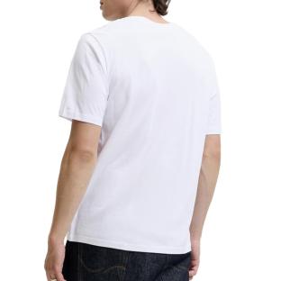T-Shirt Blanc/Rouge Homme Jack & Jones Hurban vue 0