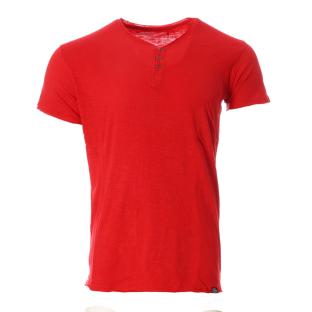 T-shirt Rouge Homme Paname Brothers TAZIO vue 0