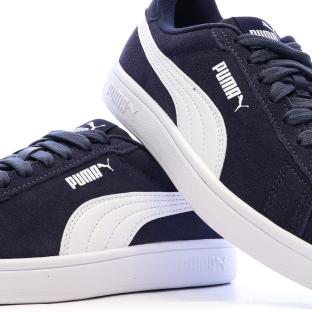 Baskets Marine Mixte Junior Puma Smash 3.0 vue 0