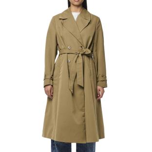 Trenchcoat Braun Frau Pieces Nova Ansicht 0