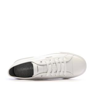 Weiße Herren-Sneaker von Calvin Klein Jeans mit Schnürung Ansicht 0