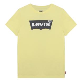 T-shirt Jaune Pale Garçon Levi's 8E8157 vue 0