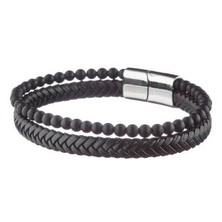 Geographical Norway Men's Black Bracelet 315037 affordable