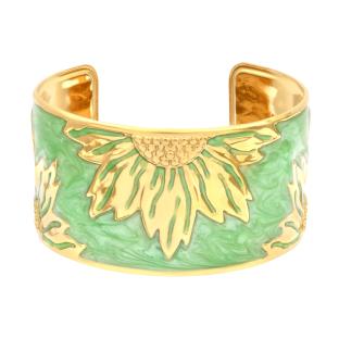 Clio Blue Sunflower Women's Gold/Green Bracelet Photo of the Espace des Marques %store% store - view of %key%