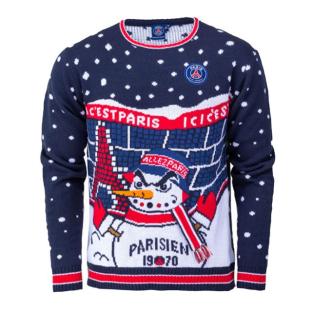 PSG 70 Men’s Navy Christmas Jumper Photo of the Espace des Marques %store% store - view of %key%